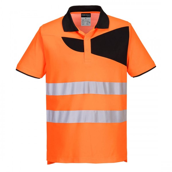 Portwest PW212- PW2 Warnschutz Poloshirt Klasse 2
