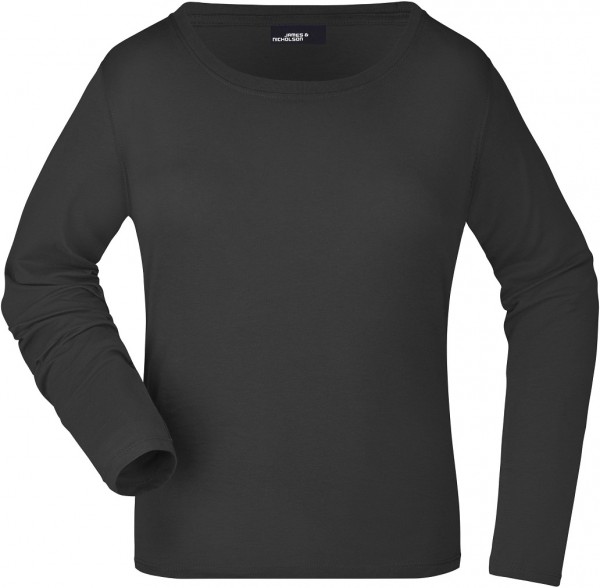 James & Nicholson JN903 Damen Rundhalsshirt langarm in 9 Farben