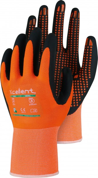 Triuso Xcellent XC3006 Nitrilschaum-Montagehandschuhe mit Noppen