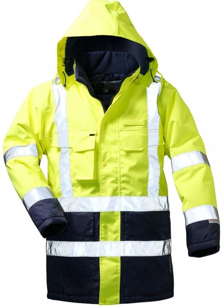 elysee 23422 JANNIS Warnschutz-Parka leuchtgelb/marine