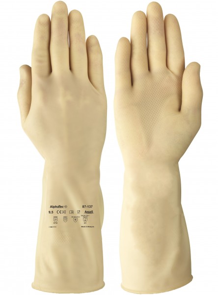 Ansell AlphaTec 87-137 Latex-Chemikalienschutzhandschuhe