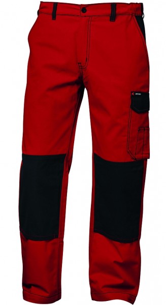 Craftland 22465 GENT Twill-Bundhose rot-schwarz