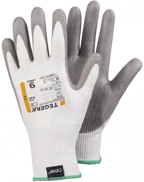 ejendals Tegera 430 PU-Schnittschutzhandschuhe Level B