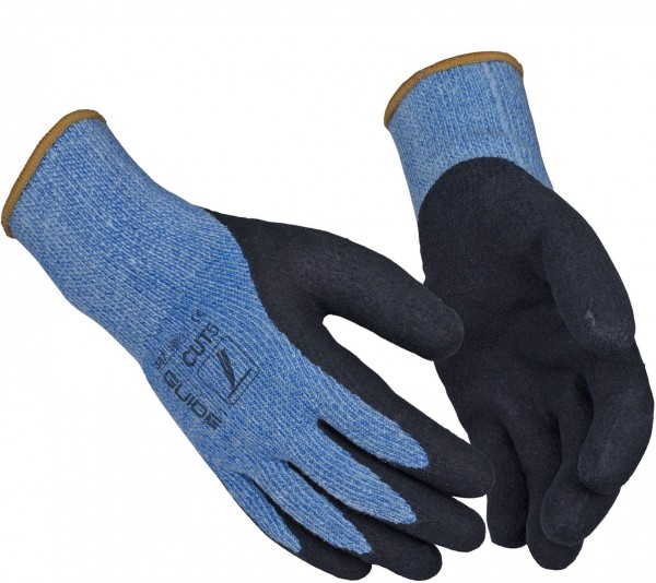 Guide 387 Nitril-Kälte-Schnittschutzhandschuhe teilbeschichtet Level C