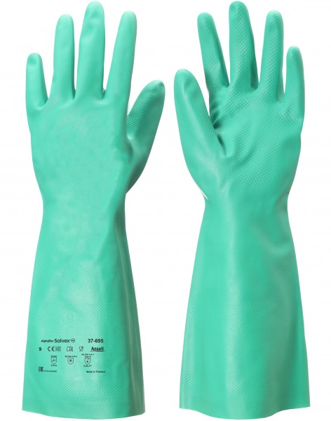 Ansell AlphaTec Solvex 37-695 Nitril-Chemikalienschutzhandschuhe
