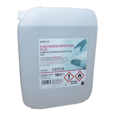 Unigloves Flächendesinfektion PLUS 10 Liter Kanister Fresh