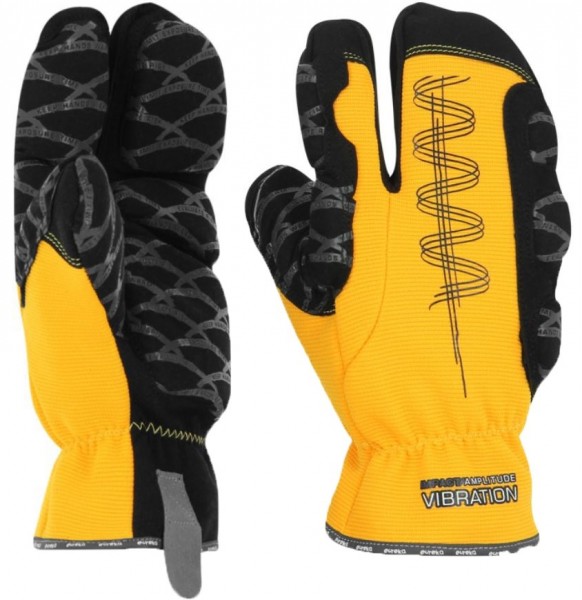 eureka Impact Vibration Amplitude Dreifinger-Vibrationsschutzhandschuhe