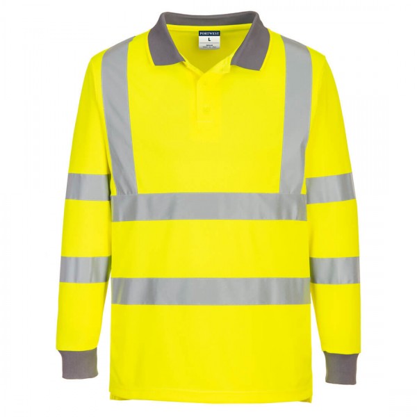 Portwest EC11- Eco Hi-Vis Warnschutz Polo Klasse 3