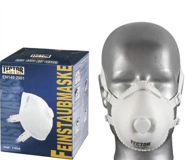 Tector 4238 P3 / V D Dolomit-Feinstaubmaske FFP3 D