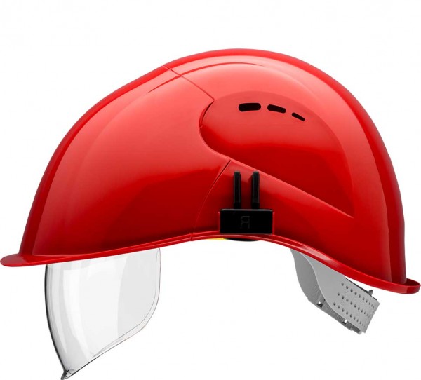 VOSS Schutzhelm mit integriertem Visier VisorLight 6 Punkt