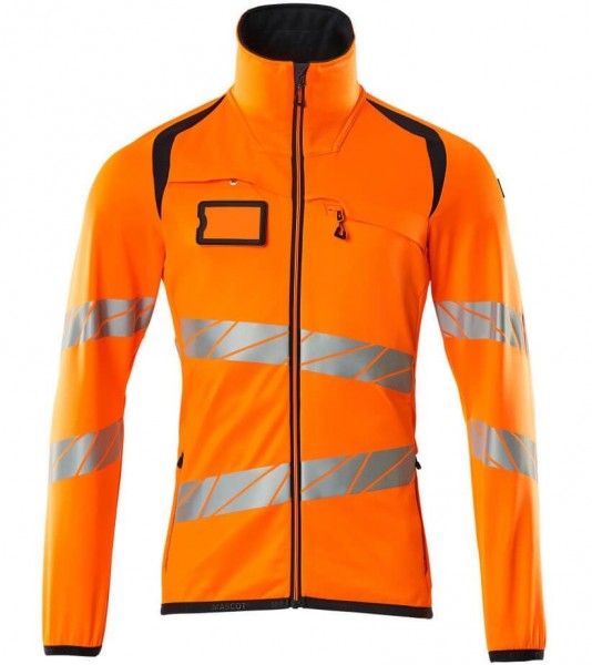 Mascot ACCELERATE SAFE 19103-315 Warnschutz-Fleecepullover mit Reißverschluss