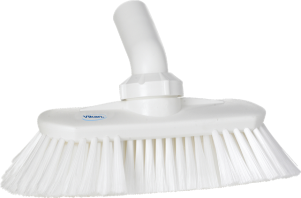 Vikan 70673 Waschbürste mit Drehgelenk & Wasserdurchlauf, 240 mm, weich/gesplisst