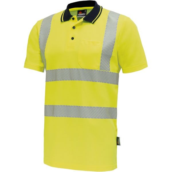 Vizwell VWP311 Warnschutz-Poloshirt UPF 50+