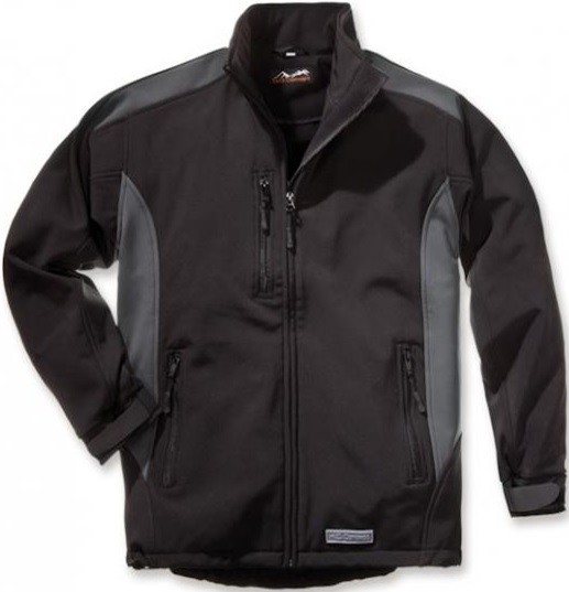 Scheibler HD Concept Softshelljacke Fit schwarz-grau