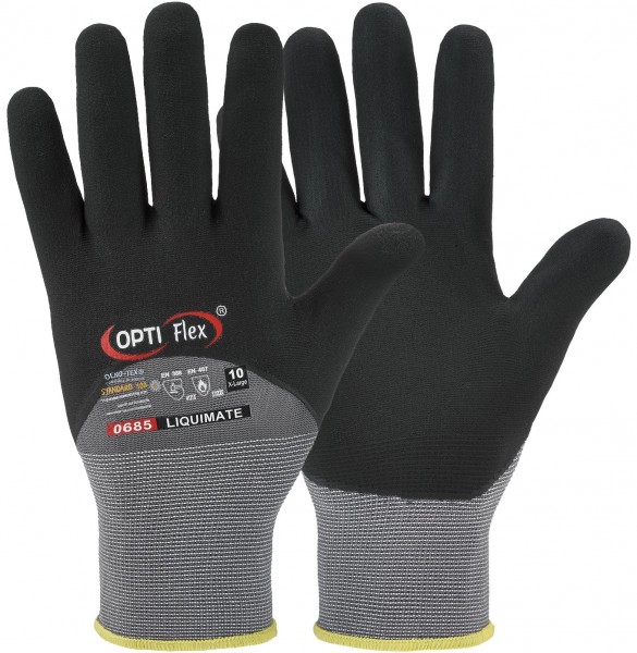 OPTI Flex 0685 Liquimate Schutzhandschuhe PU Nitril