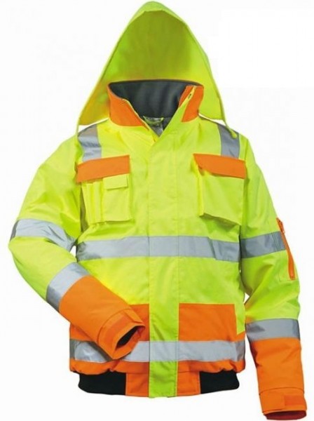 Safestyle 23554 Mats Warnschutz Pilotjacke leuchtgelb-orange