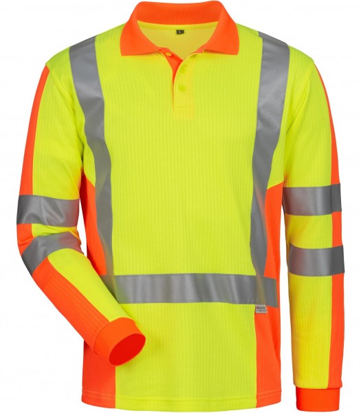 elysee 23465 VEENDAM UV- und Warnschutzshirt leuchtgelb-leuchtorange