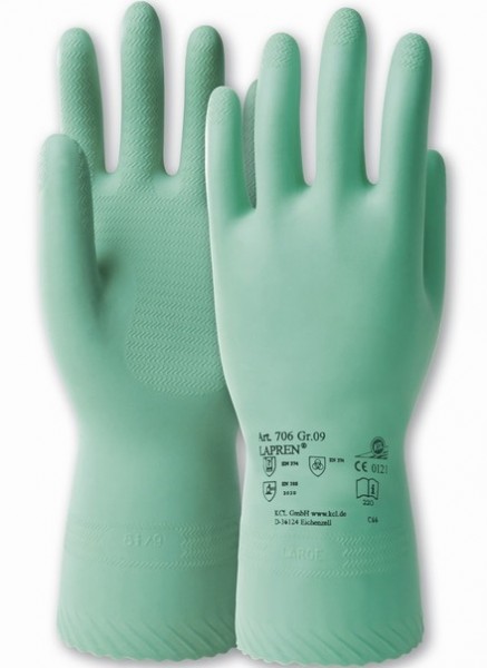 KCL 706 Lapren Latex-Chemikalienschutzhandschuhe