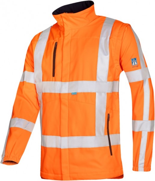 Sioen Alphen 498AA2TU2 Warnschutz-Softshelljacke mit abnehmbaren Ärmeln (RWS)