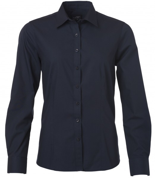 James & Nicholson JN677 Damenbluse Poplin Langarm in 20 Farben
