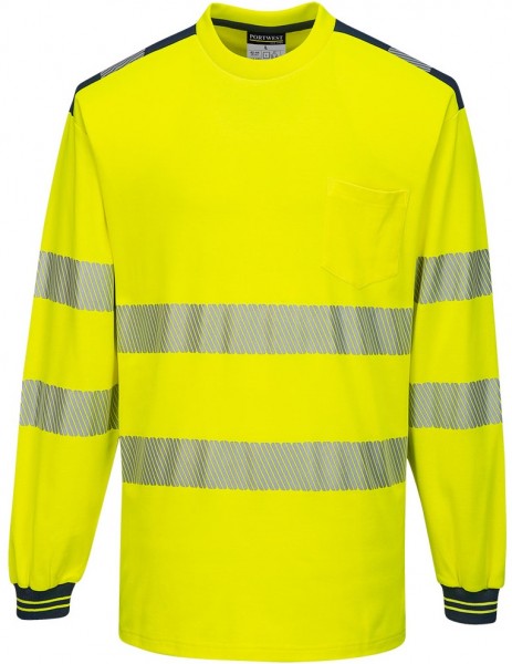 Portwest T185 PW3 Hi-Vis T-Shirt Langarm