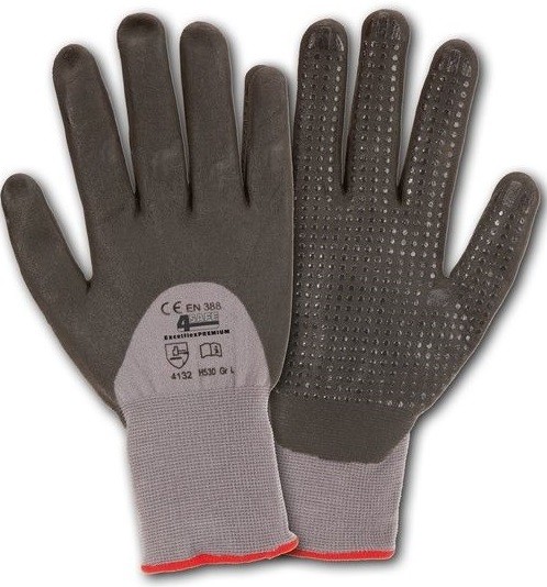 4Safe H530 Excelflex Premium Schutzhandschuhe mit Nitrilbeschichtung und Noppen