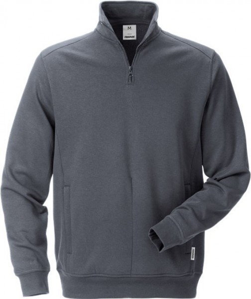 Fristads 114140 Sweatshirt mit kurzem Reißverschluss 7607 SM