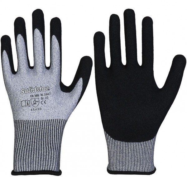 Solidstar 1643 Nitril-Schnittschutzhandschuhe Level D