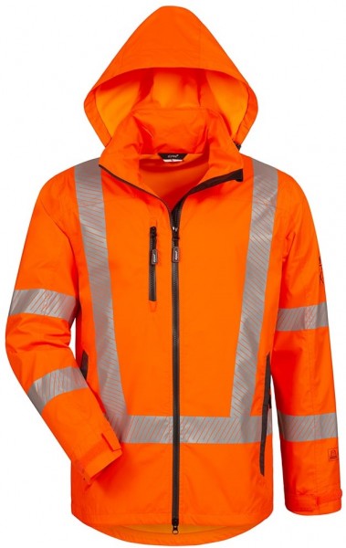 elysee 22439 Aiden Warnschutz-Regenjacke leuchtorange
