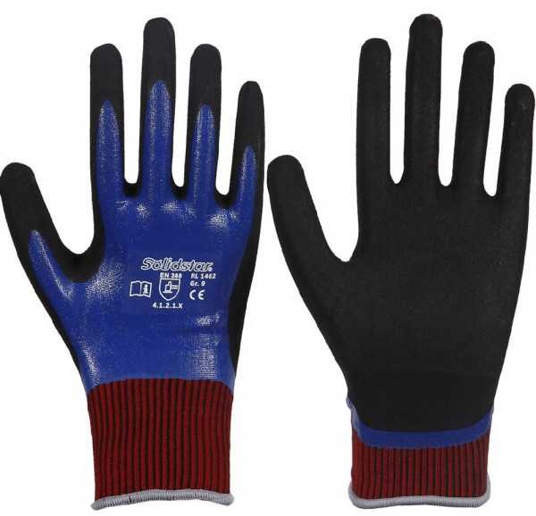 Solidstar Grip Complete 1462 Nitril-Schutzhandschuhe vollbeschichtet