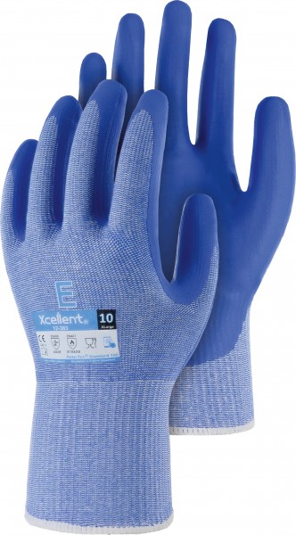 Triuso Xcellent XC12383 Nitrilschaum-Schnittschutzhandschuhe Level E