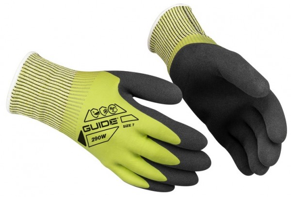 Guide 290W Winterhandschuhe mit Schnittschutz Level D lebensmittelgeeignet