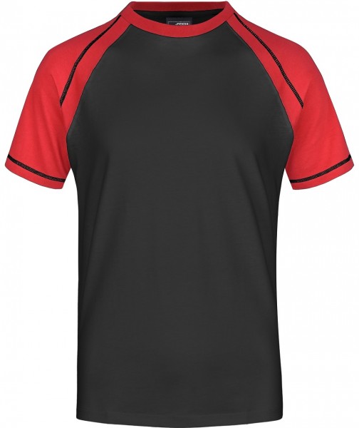 James & Nicholson JN010 Herren Raglan T-Shirt in 8 Farben
