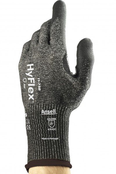 Ansell HyFlex 11-738 PU-Nitril-Schnittschutzhandschuhe Level C