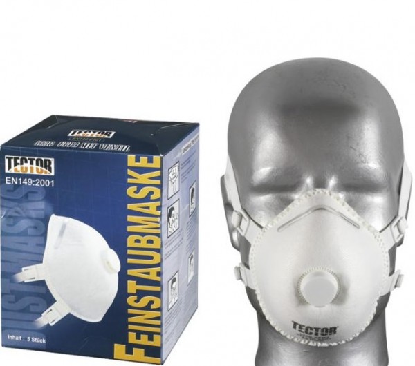 Tector 4236 Klassik-Feinstaubmaske FFP3 mit Ausatemventil