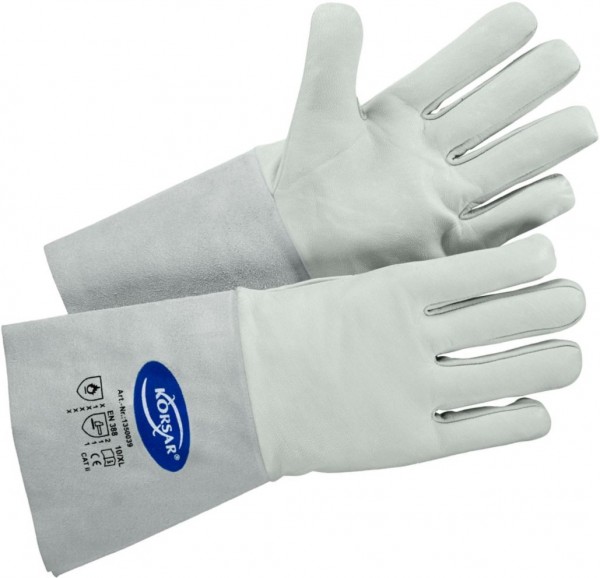 Korsar Argon Schweißerhandschuhe aus Schafsnappaleder