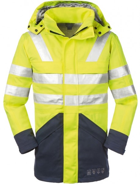 4 Protect EDMONTON 3510 Multinorm-Warnschutzjacke leuchtgelb-marine
