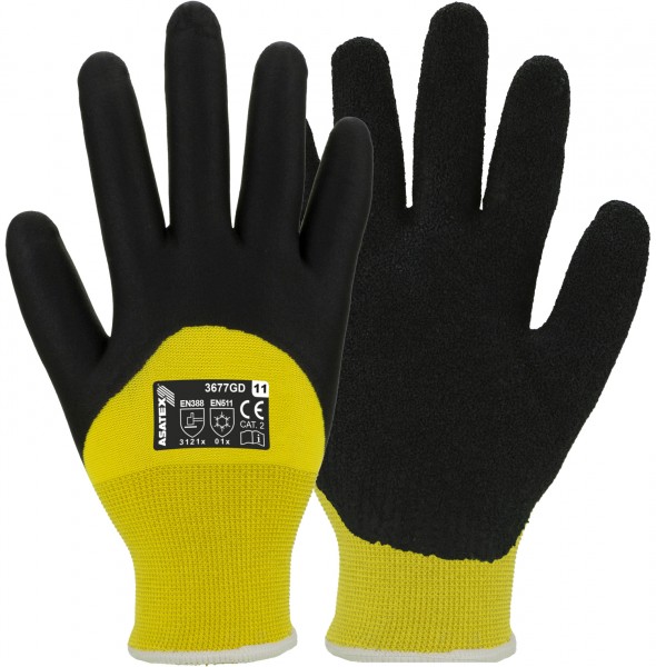 Asatex 3677GD Kälteschutzhandschuh mit Nitrilschaum-Beschichtung