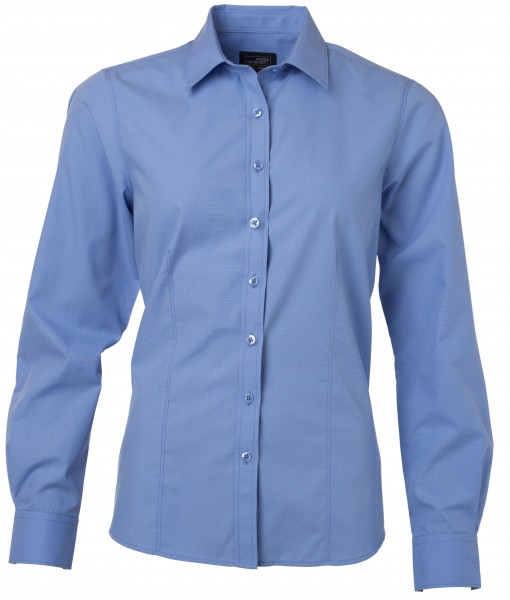 James & Nicholson JN677 Damenbluse Poplin Langarm in 20 Farben