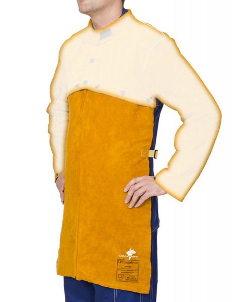 Weldas Golden Brown 44-28 Schweißer-Schürze aus Rindleder