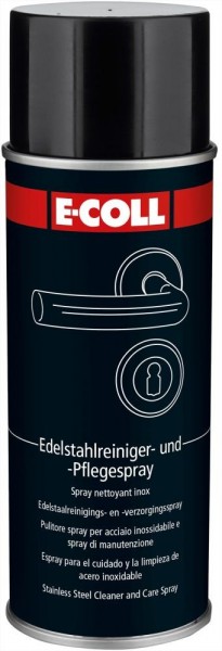 E-COLL Edelstahlreiniger- und Pflegespray 400-ml-Spraydose