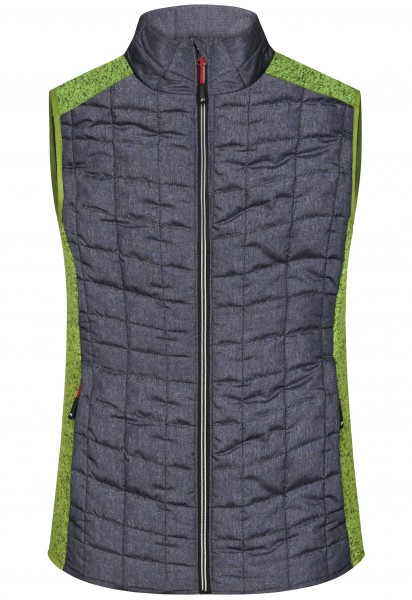 James & Nicholson JN739 Damen Knitted Hybrid Weste in 6 Farben