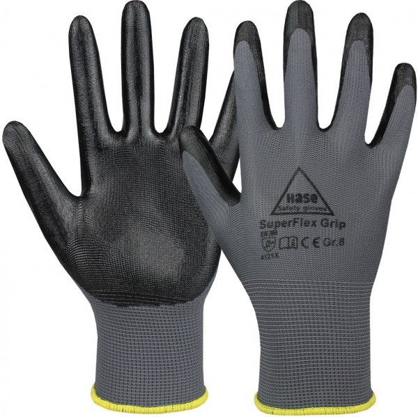 Hase 508605 SuperFlex Grip Nitril-Schutzhandschuhe