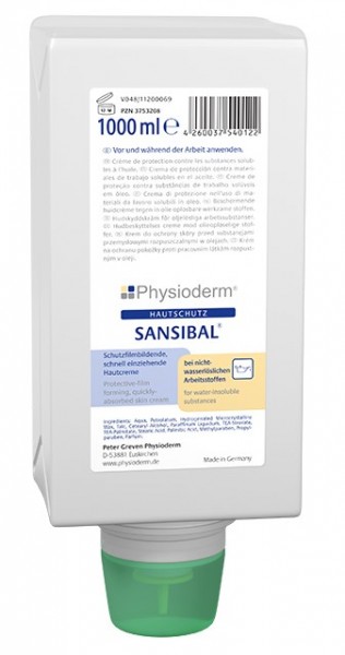 Greven Hautschutzcreme Sansibal 1 Liter Faltflasche