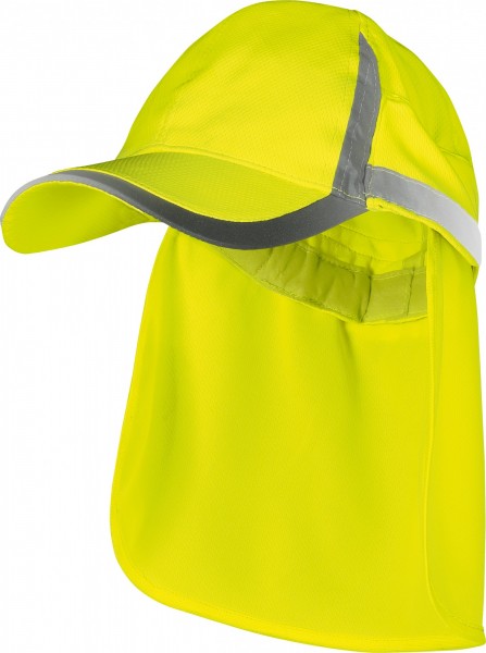 Vizwell VWOT318Y Warnschutz-Kappe UV50+ leuchtgelb