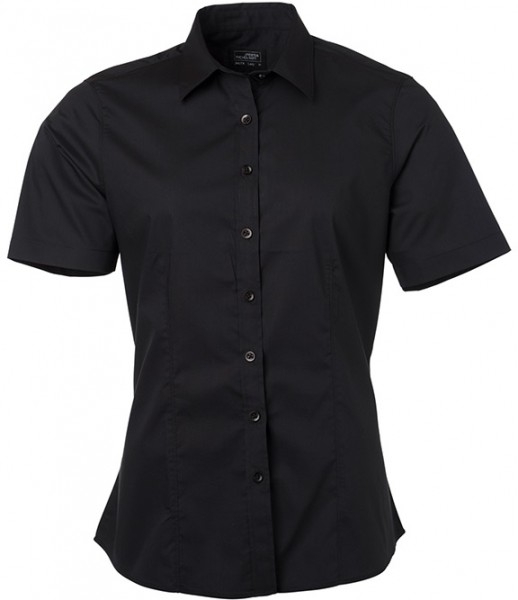 James & Nicholson JN679 Damenbluse Poplin Kurzarm in 20 Farben