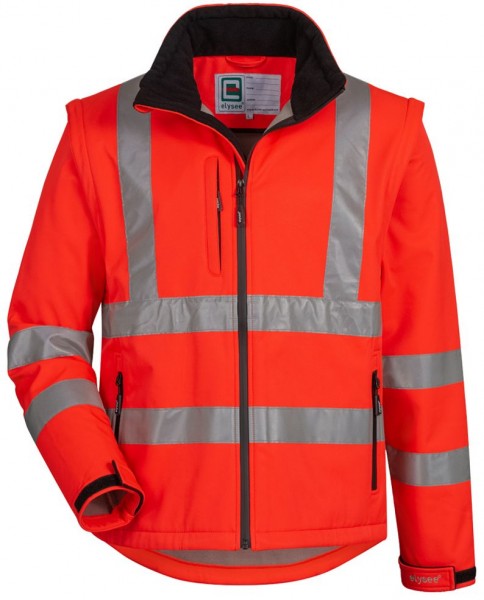 elysee CULLEN 22601 Warnschutz-Softshelljacke leuchtrot