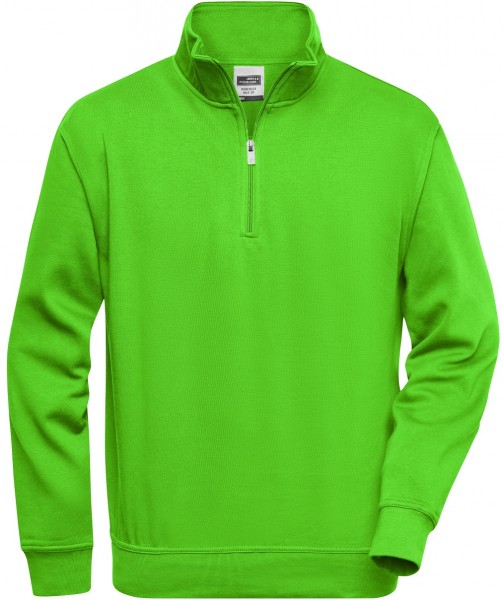 James & Nicholson JN831 Workwear Zip Sweat in 17 Farben