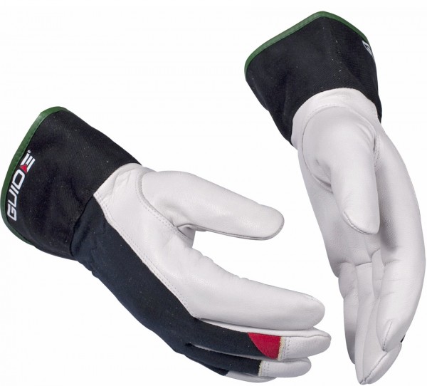 Guide 344 Ziegennarbenleder Schnittschutzhandschuhe Level B