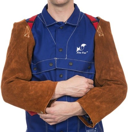 Weldas Lava Brown 44-7023 Rindspaltleder Schweißerschutz-Ärmel